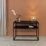 Cozyhouse | Sidetable Blaine hout zwart 100.00x70.00x35.00 cm sidetables | NADUVI