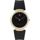 Jacob Jensen | Horloge 102 Round Series breedte 3.5 cm zwart, goudkleurig horloges horlogekast: roestvrij staal, accessoires | NADUVI outlet