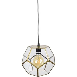 Glas hanglamp Geo goud | Jax Design