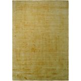 More99 | Vloerkleed Luxury viscose geel 80.00x150.00x1.30 cm rechthoekige vloerkleden | NADUVI