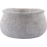 D&M Deco | Schaal Jug lengte 56.6 cm x breedte 56.5 cm x hoogte 18 cm naturel kommen & schalen keramiek servies koken & | NADUVI outlet
