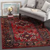 SAFAVIEH - Perzische Collectie - Tapijt - Rood en Multi - Laagpolig - 122 x 183 cm