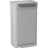 Joseph Joseph | Intelligent Waste Prullenbak Titan lengte 34.4 cm x breedte 39 cm x hoogte 68.4 cm grijs afvalemmers roestvrij | NADUVI outlet