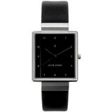 Jacob Jensen | Horloge 865 RVS Rectangular breedte 3.2 cm zwart horloges horlogekast: roestvrij staal, accessoires lifestyle | NADUVI outlet