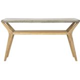 Safavieh Furniture | Sidetable Elio lengte 153 cm x breedte 140 cm x hoogte 75.01 cm donker grijs sidetables poedersteen, | NADUVI outlet