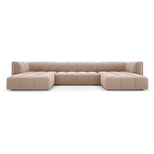 Panoramische bank Francesca velvet 5-zits | Milo Casa