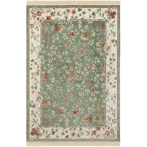 Klassiek Vloerkleed Oriental Flowers - Groen 160x230 cm