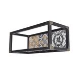 Spinder Design | Ibiza 2 kapstok zonder hoedenplank 64 x 30 x 24 zwart kapstokken staal opbergen decoratie | NADUVI outlet