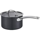 MasterChef | Sauspan met Deksel Hard Anodised small: diameter 16 cm zilverkleurig potten & pannen aluminium, roestvrij staal | NADUVI outlet