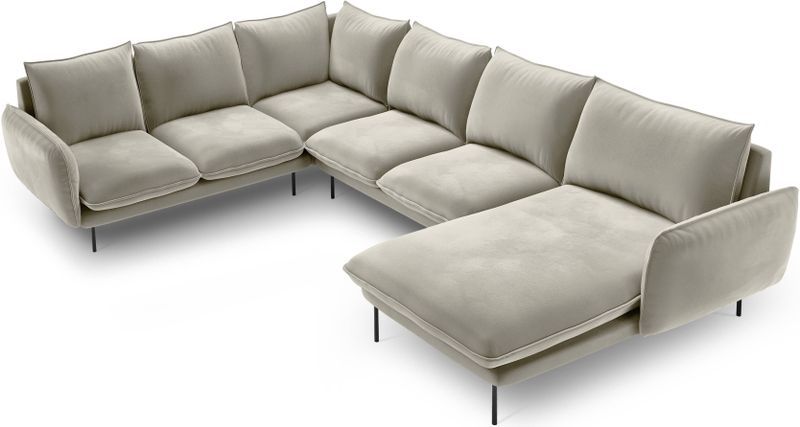 Hoekbank Vienna links velvet | Cosmopolitan Design