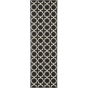 Hanse Home - Glam - Tapijtloper - Zwart - 400 cm x 80 cm