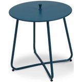 Lanterfant | Tuinbijzettafel Rosanne linnen blauw 45x71x46 cm tuintafels | NADUVI
