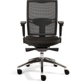 Deskterior | Bureaustoel Noord zwart bureaustoelen stof, kunststof stoelen & fauteuils meubels | NADUVI outlet
