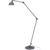 Bodilson | Vloerlamp Dixie set 200-200 cm + (2) 60-70 cm donkergrijs dekbedovertreksets metaal beddengoed bed & bad | NADUVI outlet