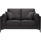 Guy Laroche Home | 2-Zitsbank Home Desire lengte 160 cm x diepte 82 cm x hoogte 95 cm antraciet zitbanken - bekleding: 100% | NADUVI outlet