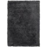 Vercai Rugs Soho Collectie - Hoogpolig Vloerkleed - Shaggy Tapijt voor Woonkamer - Polyester - Antraciet - 80x150 cm