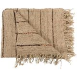 Safaary - Bazar Bizar Plaid Beige Zwart - 130x170 CM