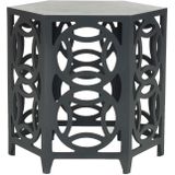 Safavieh Furniture | Sidetable Soumaya lengte 57 cm x breedte 57 cm x hoogte 56.39 cm zwart, grijs grijs sidetables hout | NADUVI outlet
