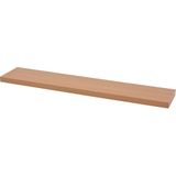 Duraline | Wandplank XL4 beuken lengte 23,5 cm x breedte 80 cm x hoogte 3,8 cm beuken wandplanken & -haken mdf, houtfineer | NADUVI outlet