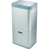 Joseph Joseph | Intelligent Waste Prullenbak Totem zilverkleurig afvalemmers roestvrij staal koken & tafelen keukenaccessoires | NADUVI outlet