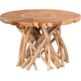 Bijzettafel Radix teakhout