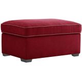 Jalouse Maison | Poef Serena - totaal: lengte 94 cm x diepte 65 cm x hoogte glamour rood poefs - frame: versterkt en thermoverwarmd | NADUVI outlet