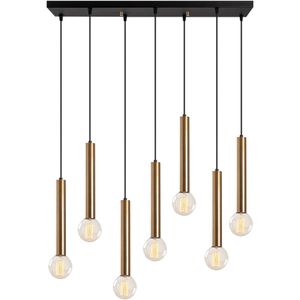 Design hanglamp eettafel Eduardo 7-lichts | Opviq