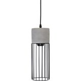 The Red Cartel | Hanglamp Harrow diameter 12 cm x hoogte 32 cm zwart hanglampen beton en metaal verlichting hanglampen | NADUVI outlet