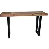 PTMD Collection | Sidetable Acacia lengte 145 cm x breedte 40 cm x hoogte 80 cm naturel sidetables acaciahout, ijzer tafels | NADUVI outlet