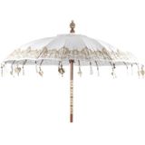 Pole To Pole Bali Parasol - 184 cm - Wit