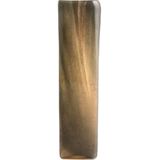 D&M Deco | Vaas Jazzy lengte 18 cm x breedte 18 cm x hoogte 24 cm benzinekleurig vazen glas vazen & bloempotten decoratie | NADUVI outlet