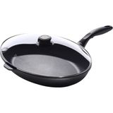 Swiss Diamond | XD Vispan Non-Stick Ovaal met lengte 38 cm x breedte 26 cm antraciet potten & pannen metaal kookgerei koken | NADUVI outlet