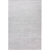 Forte Collection | Vloerkleed Groningen Silver polypropyleen zilverkleurig 110x60 cm rechthoekige vloerkleden | NADUVI