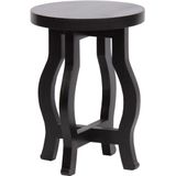 BePureHome | Plantentafel Camber hout zwart 36x36x50 cm bijzettafels | NADUVI