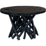 Bijzettafel Radix teakhout