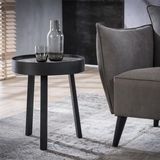 Dimehouse | Salontafel Blom small: lengte 45 cm x breedte 45 cm x hoogte 52 cm bruin bijzettafels teakhout tafels meubels | NADUVI outlet