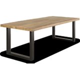 Sense' Living | Eetkamertafel George lengte 200 cm x breedte 100 cm x naturel eettafels mango hout meubels tafels | NADUVI outlet