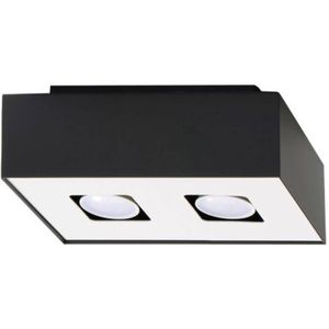 2-lichts plafondlamp Mono | Loft46