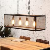 Dimehouse | Sucre Hanglamp Eetkamer medium: lengte 30 cm x breedte 100 cm zwart hanglampen metaal verlichting hanglampen | NADUVI outlet