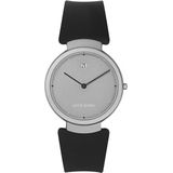 Jacob Jensen | Horloge 100 Round Series breedte 3.5 cm zwart, zilverkleurig horloges horlogekast: roestvrij staal, accessoires | NADUVI outlet