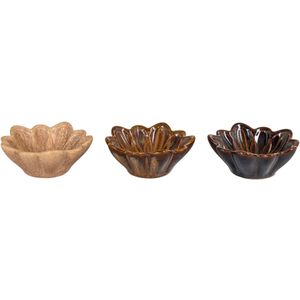 Set van 3 waxinelichthouders Flower | House Nordic