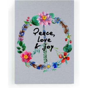 Wanddecoratie Peace Love & Joy | Really Nice Things