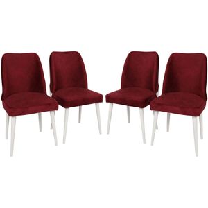 Set van 4 eetkamerstoelen Nova velvet | Atelier Del Sofa