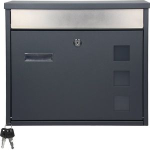 Brievenbus - Aluminium - Antraciet