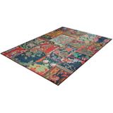 Perez Vloerkleden | Vloerkleed Nora Flower lengte 230 cm x breedte 160 cm multicolour rechthoekige vloerkleden 100% polyester | NADUVI outlet