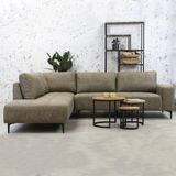 Dimehouse | Deston Hoekbank links 3-zits breedte 270 cm x diepte 225 cm x hoogte 84 cm taupe zitbanken banken meubels | NADUVI outlet