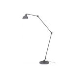 Bodilson | Vloerlamp Dixie donkergrijs vloerlampen metaal verlichting vloerlampen | NADUVI outlet