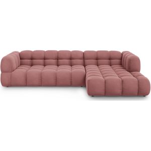 Cosmopolitan Design - Hoekbank Sky - Zalm - Fluweel - Woonkamer