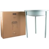 D&M Deco | Plantentafel Leaf lengte 50 cm x breedte 50 cm x hoogte 54 cm lichtgroen bloempotten ijzer vazen & bloempotten | NADUVI outlet