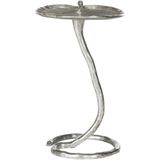 Safavieh Furniture | Sidetable Leaf lengte 46 cm x breedte 38 cm x hoogte 53.34 cm zilverkleurig sidetables metaal tafels | NADUVI outlet